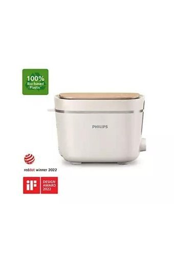 Philips 5000 Serisi HD2640/10 2 Dilim Kırıntı Tepsili Telli Akıllı 830 W Beyaz Mini Ekmek Kızartma Makinesi