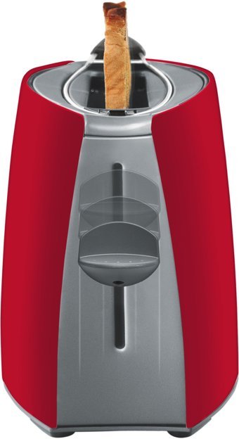 Bosch TAT6004 2 Dilim Kırıntı Tepsili 900 W Kırmızı Retro Mini Ekmek Kızartma Makinesi