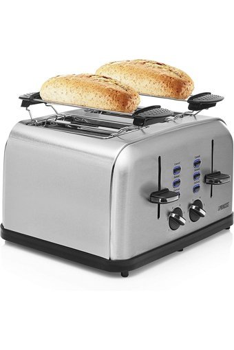 Princess 142355 4 Dilim Kırıntı Tepsili 1750 W İnox Ekmek Kızartma Makinesi