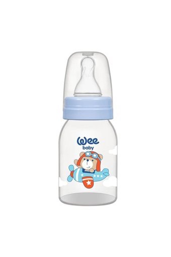 Wee Baby 877 Polipropilen Gaz Yapmayan Antikolik Yenidoğan Kulpsuz 0-6 Ay Renkli Yuvarlak Uçlu Bebek Biberon 125 ml