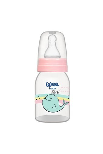 Wee Baby 877 Polipropilen Gaz Yapmayan Antikolik Yenidoğan Kulpsuz 0-6 Ay Renkli Yuvarlak Uçlu Bebek Biberon 125 ml