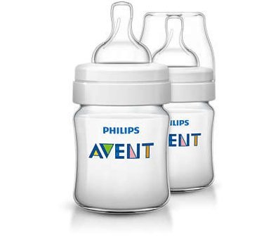 Philips SCF560/61 Polipropilen Gaz Yapmayan Antikolik Yenidoğan Yavaş Akışlı Kulpsuz 0+ Ay Renkli Yuvarlak Uçlu Bebek Biberon 125 ml