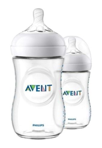 Philips Avent Natural Polipropilen Gaz Yapmayan Antikolik Yavaş Akışlı Kulpsuz 1+ Ay Şeffaf Yuvarlak Uçlu Bebek Biberon 260 ml