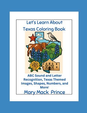 Let's Learn About Texas: Coloring Book