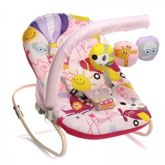 Baby Plus Ev Tipi Oyuncaklı 5 Kademeli Ana Kucağı Pembe