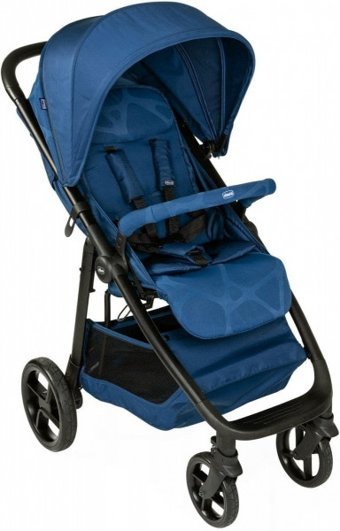 Chicco Multiride Katlanabilir Tek Elle Kapanan 360 Derece Dönen Tam Yatar Puset Bebek Arabası Gri