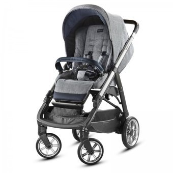 Inglesina Aptica Çift Yönlü Katlanabilir Tek Elle Kapanan 360 Derece Dönen Tam Yatar Kabin Tipi Puset Bebek Arabası Gri