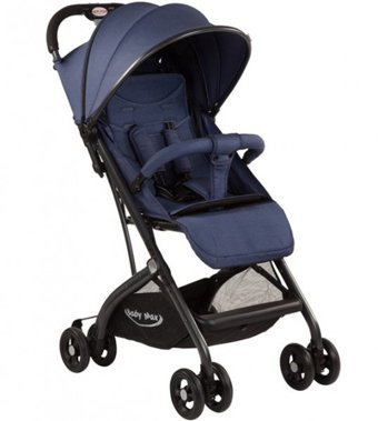 Baby Max Leaf Katlanabilir Tek Elle Kapanan 360 Derece Dönen Tam Yatar Kabin Tipi Puset Bebek Arabası Mavi