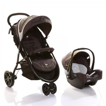Joie Litetrax 3 Katlanabilir Tek Elle Kapanan 360 Derece Dönen Tam Yatar Travel Sistem Bebek Arabası Kırmızı
