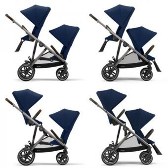 Cybex Gazelle S Taupe Çift Yönlü Katlanabilir 360 Derece Dönen Tam Yatar Puset Bebek Arabası Lacivert