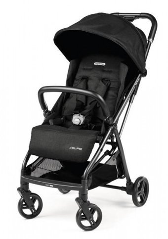 Peg Perego Selfie Katlanabilir Tek Elle Kapanan 360 Derece Dönen Tam Yatar Kabin Tipi Puset Bebek Arabası Siyah