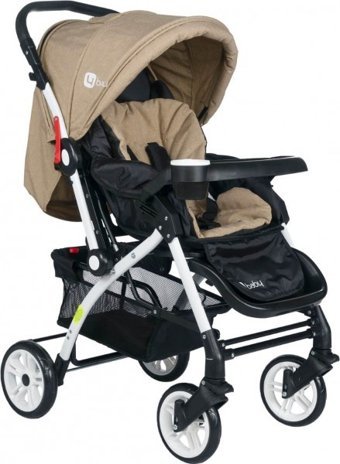 TommyBaby AL-1 Eagle Çift Yönlü Katlanabilir 360 Derece Dönen Tam Yatar Kabin Tipi Puset Bebek Arabası Füme