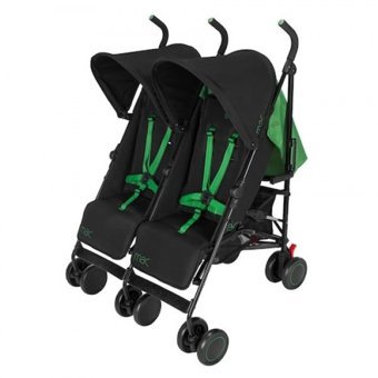 Maclaren Mac T-01 Katlanabilir Tek Elle Kapanan 360 Derece Dönen Tam Yatar Kabin Tipi Baston Bebek Arabası Yeşil