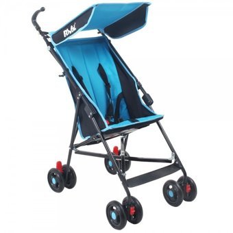 Rival RV 105 Katlanabilir 360 Derece Dönen Kabin Tipi Baston Bebek Arabası Mavi