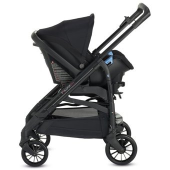 Inglesina Trilogy Çift Yönlü Katlanabilir Tek Elle Kapanan 360 Derece Dönen Tam Yatar Travel Sistem Bebek Arabası Siyah