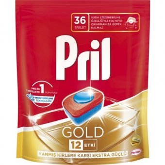 Pril Gold Tablet Bulaşık Makinesi Deterjanı 36 Adet