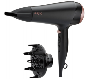 King KSK-435 Vigolu 2200 W Standart Saç Kurutma Makinesi Rosegold