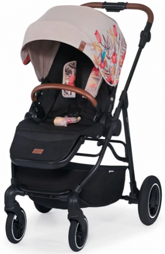 Kinderkraft Allroad Çift Yönlü Katlanabilir 360 Derece Dönen Tam Yatar Puset Bebek Arabası Krem
