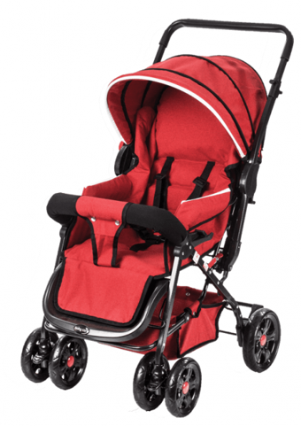 Baby Care BC-75 Micra Çift Yönlü Katlanabilir 360 Derece Dönen Tam Yatar Puset Bebek Arabası Bej