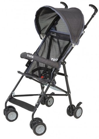 Tois Baby Oslo Tek Elle Kapanan 360 Derece Dönen Baston Bebek Arabası Bordo
