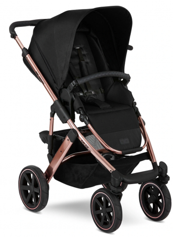 ABC Design Salsa 4 Diamond Edition Çift Yönlü Katlanabilir 360 Derece Dönen Tam Yatar Puset Bebek Arabası Siyah