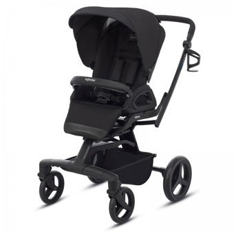 Inglesina Quad Çift Yönlü Katlanabilir Tek Elle Kapanan 360 Derece Dönen Tam Yatar Puset Bebek Arabası Siyah