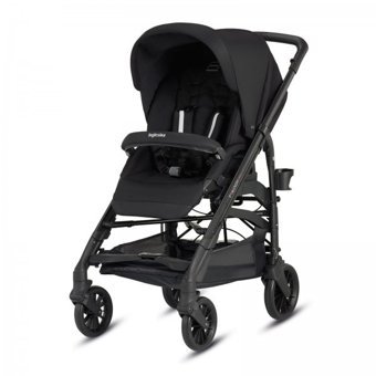 Inglesina Trilogy Colors Çift Yönlü Katlanabilir Tek Elle Kapanan 360 Derece Dönen Tam Yatar Travel Sistem Bebek Arabası Siyah
