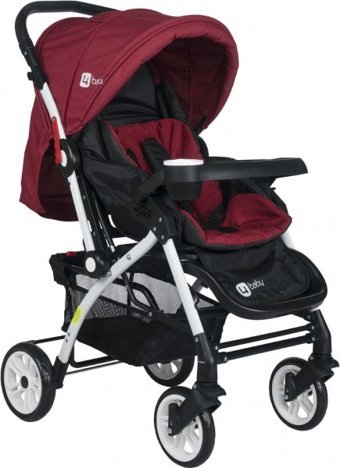 4 Baby 2019 Çift Yönlü Katlanabilir 360 Derece Dönen Tam Yatar Kabin Tipi Puset Bebek Arabası Mürdüm
