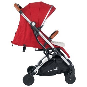 Pierre Cardin PC-340 Yeehoo Katlanabilir Tek Elle Kapanan 360 Derece Dönen Tam Yatar Kabin Tipi Puset Bebek Arabası Kırmızı