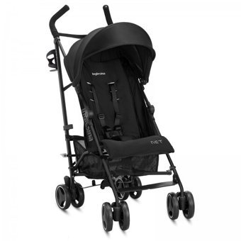 Inglesina Net Katlanabilir Tek Elle Kapanan 360 Derece Dönen Kabin Tipi Baston Bebek Arabası Kırmızı