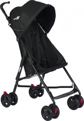 Comfymax Comfort II Katlanabilir 360 Derece Dönen Kabin Tipi Baston Bebek Arabası Siyah