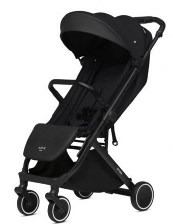 Anex Air-X Katlanabilir Tek Elle Kapanan 360 Derece Dönen Tam Yatar Kabin Tipi Puset Bebek Arabası Siyah