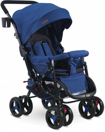 Babyhope 604 Çift Yönlü Katlanabilir 360 Derece Dönen Tam Yatar Puset Bebek Arabası Gri