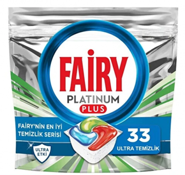 Fairy Platinum Plus Ulta Tablet Bulaşık Makinesi Deterjanı 33 Adet