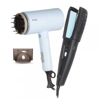 Raks Leona Katlanabilir 1400 W Mini Seyahat Saç Kurutma Makinesi Mavi