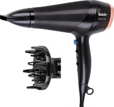 Fakir Gloria Vigolu 2200 W Standart Saç Kurutma Makinesi Siyah