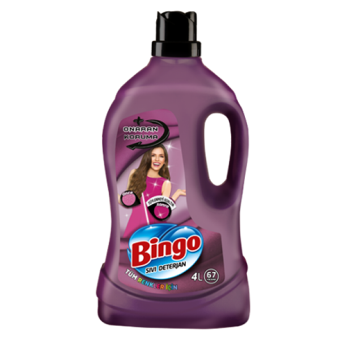 Bingo Onaran Koruma 67 Yıkama Renkliler İçin Sıvı Deterjan 4 lt