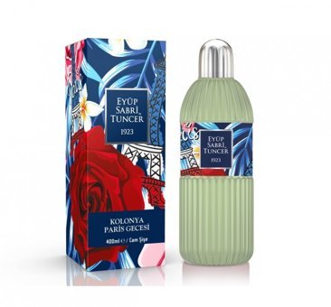 Eyüp Sabri Tuncer Paris Gecesi Beyaz Misk Sandal Ağacı ve Vanilya Cam Şişe Kolonya 400 ml