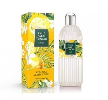 Eyüp Sabri Tuncer Klasik Limon Bergamot ve Portakal Cam Şişe Kolonya 400 ml