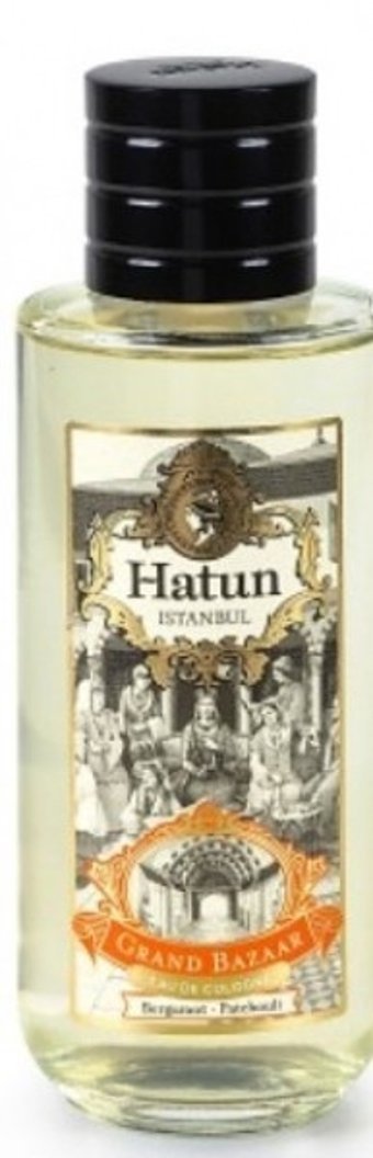 Hatun İstanbul Grand Bazaar Bergamot Paçuli Cam Şişe Kolonya 200 ml