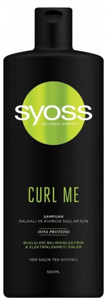 Syoss Curl Tüm Saçlar İçin Kıvırcık Saçlar İçin Kadın Şampuanı 500 ml
