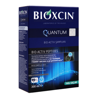 Bioxcin Quantum Yağlı Saçlar İçin Parabensiz Şampuan 300 ml