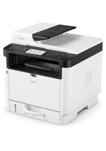 Ricoh SP330SN Siyah-Beyaz Wifi Fotokopi Tarayıcı Mono Çok Fonksiyonlu Tonerli Lazer Yazıcı