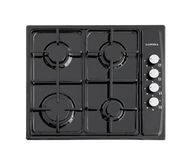 Luxell LX-410 BF Metal 4 Gözlü Doğalgazlı Ankastre Inox Ocak