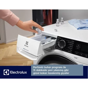Electrolux EW8WN2168LW 10 kg 1600 Devir E Enerji Sınıfı Buharlı Beyaz Kurutmalı Solo Çamaşır Makinesi