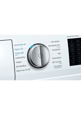 Siemens WM12T780TR 9 kg 1200 Devir A+++ Enerji Sınıfı Beyaz Solo Çamaşır Makinesi