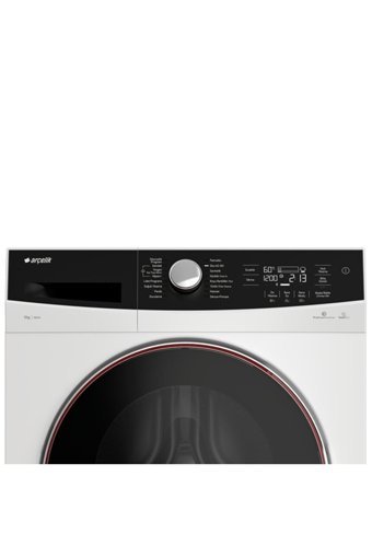Arçelik 9124 N 1200 9 kg 1200 Devir A Enerji Sınıfı Buharlı Beyaz Solo Çamaşır Makinesi