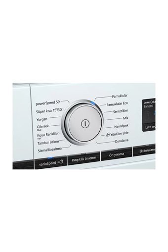 Siemens WM14XM80TR 10 kg 1400 Devir A+++ Enerji Sınıfı Beyaz Solo Çamaşır Makinesi