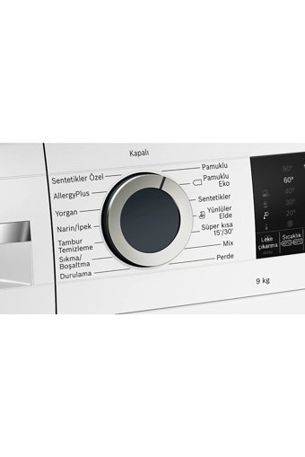 Bosch WGA142X1TR 9 kg 1200 Devir C Enerji Sınıfı Beyaz Solo Çamaşır Makinesi