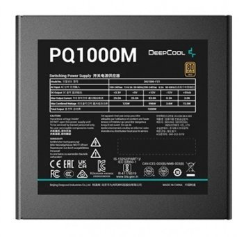 DeepCool PQ1000M 1000 W 80+ Gold Tam Modüler Powersupply